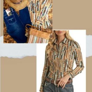 CAMICIA WESTERN DONNA Panhandle Rock and Roll Cowgirl