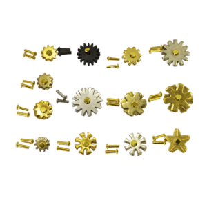 SET 13 ROTELLE PER SPERONI OTTONE, INOX, NERE WESTERN MISTE 13809