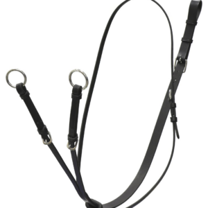 MARTINGALA MONTA INGLESE COLLIER REGOLABILE IN CUOIO, FIBBIE INOX SARTORE 48223