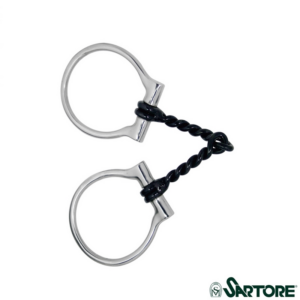 FILETTO WESTERN SWEET IRON ANELLI INOX IN FILO RITORTO CM 12,5 MM 10 ANELLI 70 04221