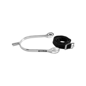SPERONI MONTA INGLESE CROMATI A TRONCHETTO METALAB C/LACCIOLINI NYLON SR00044A