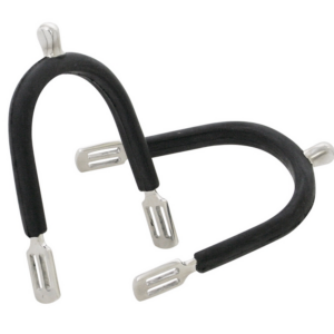 SPERONI MONTA INGLESE DONNA RICOPERTI GOMMA CON GAMBO A GOCCIA INOX SARTORE 12270