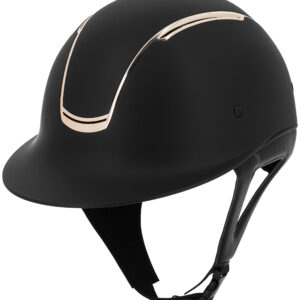 Casco EQUITHÈME con visiera larga – Soazy – Opaco – Oro rosa 911973