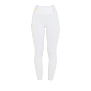 Leggings bianchi donna leggeri slim fit EQUESTRO ETW00047A