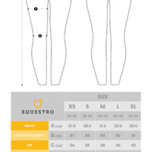 Leggings bianchi donna leggeri slim fit EQUESTRO ETW00047A